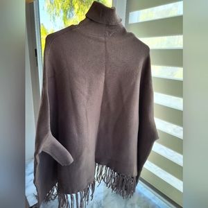 Poncho  dark taro color,one size fits all